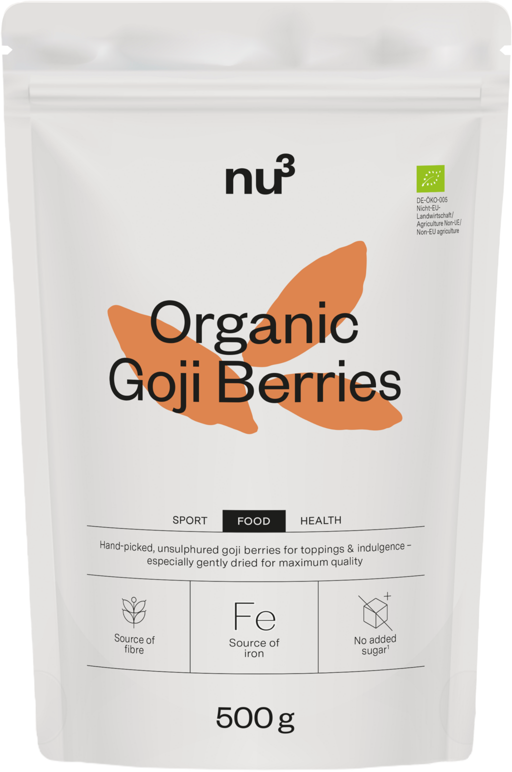 nu3 Bio Goji Berries - 500 g