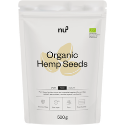 nu3 Organic Hemp Seeds - 500 g