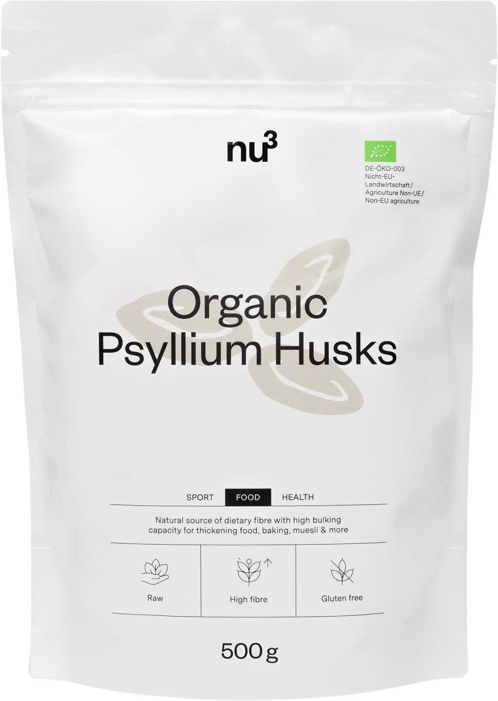 nu3 Bio Psyllium Husks