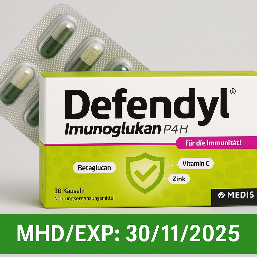 Defendyl® Imunoglukan P4H® - 30 Kapslar - MHD/EXP: 30/11/2025