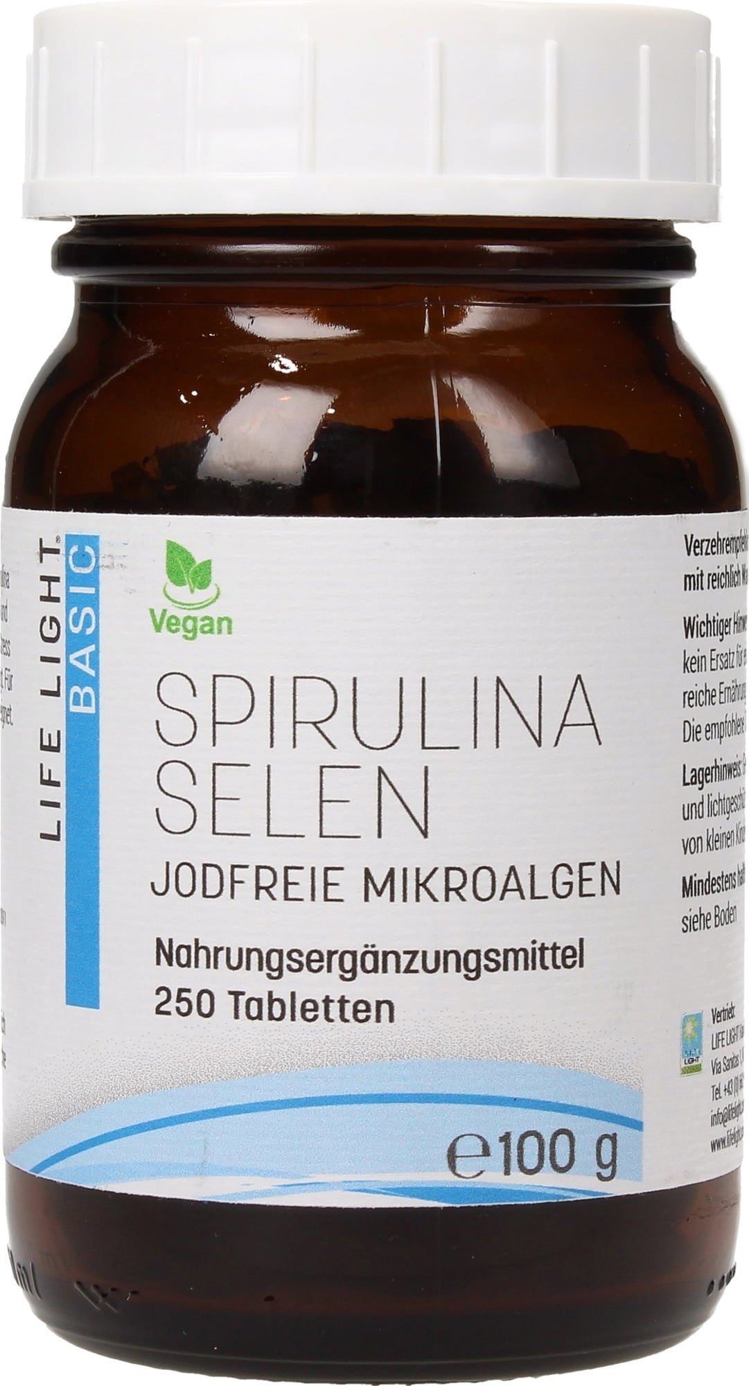 Life Light Selen Spirulina, Jästfri