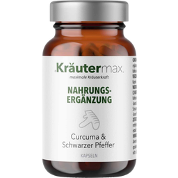 Kräutermax Curcuma & Schwarzer Pfeffer - 90 Kapseln