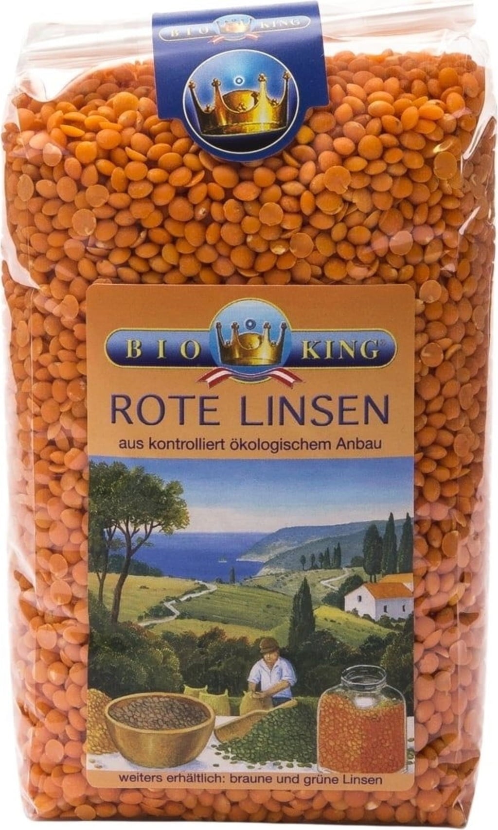 BioKing Biologische Rode Linzen