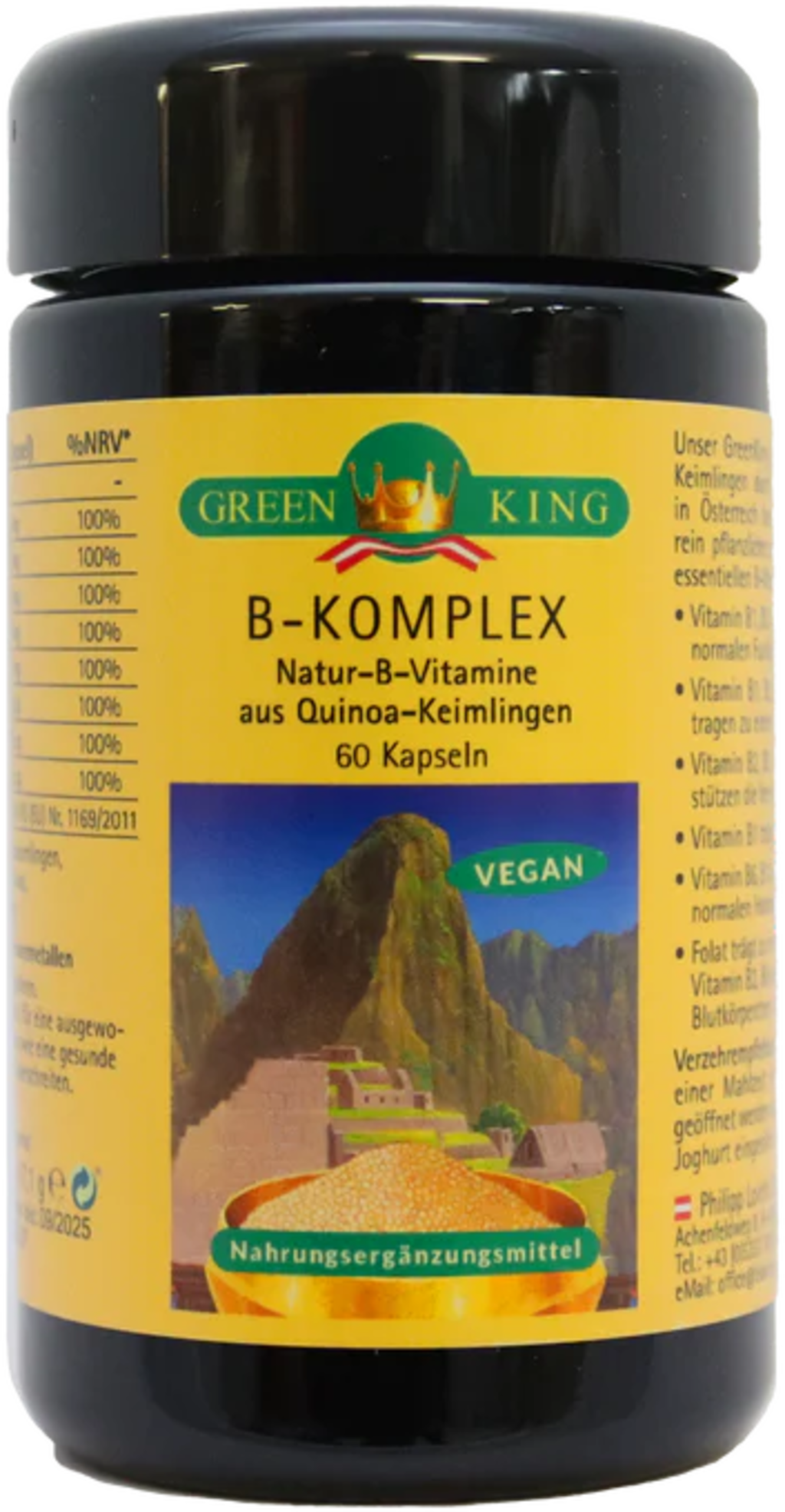 Green King Complexe B - 60 gélules
