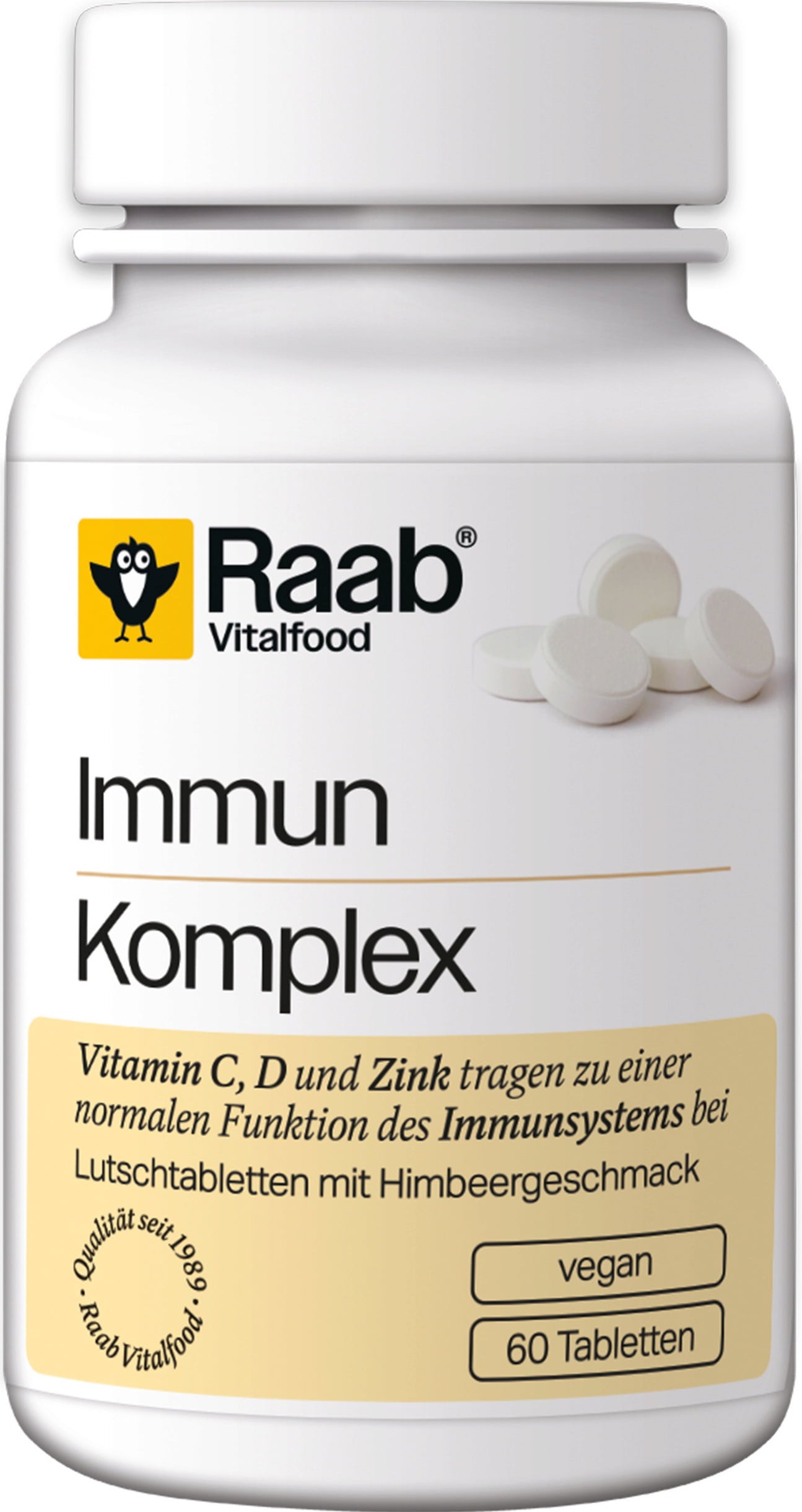 Raab Vitalfood Immun-Plus - 60 Pastilhas