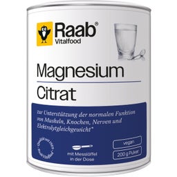 Raab Vitalfood GmbH Magnezijev citrat  - prašek - 200 g
