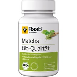 Raab Vitalfood Tè Verde Matcha Bio in Capsule - 60 capsule