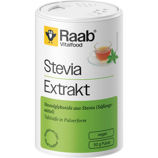 Raab Vitalfood Estratto di Stevia Premium - 50 g