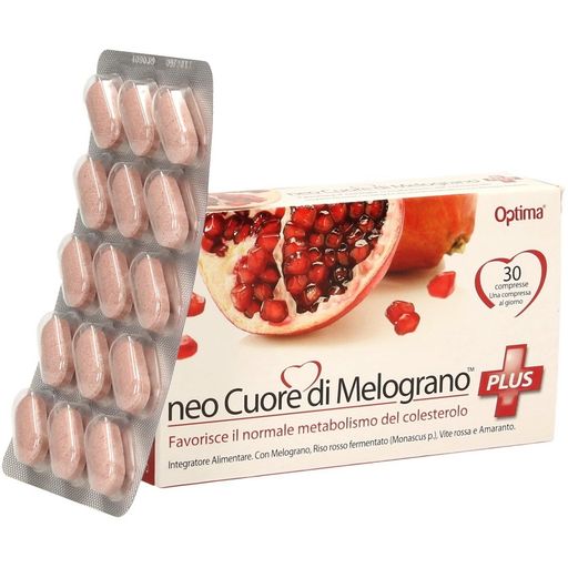 Optima Naturals Neocuore di Melograno Plus - 30 pastiglie