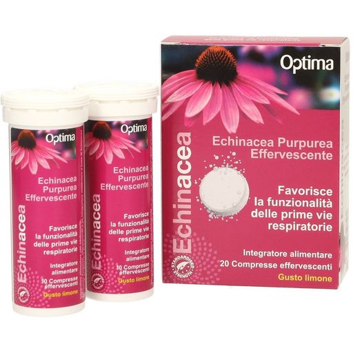 Optima Naturals Comprimés Effervescents à l'Echinacea - 20 Comprimés