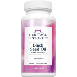 Heritage Store Schwarzkümmelöl 650 mg - 90 Kapseln