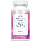 Heritage Store Mustakuminansiemenöljy 650 mg