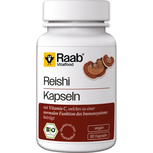 Raab Vitalfood Reishi Bio in Capsule - 80 capsule
