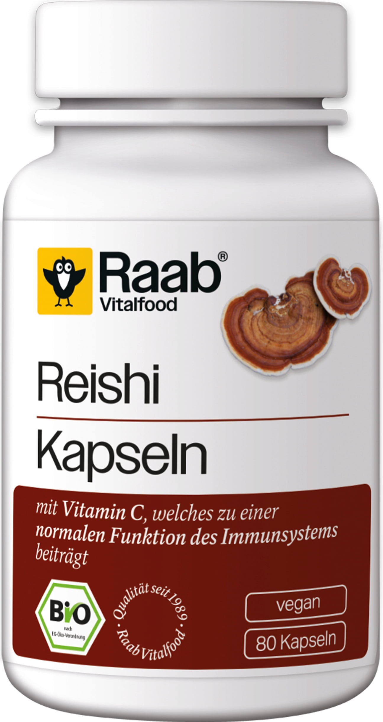 Raab Vitalfood Reishi Bio - en Gélules