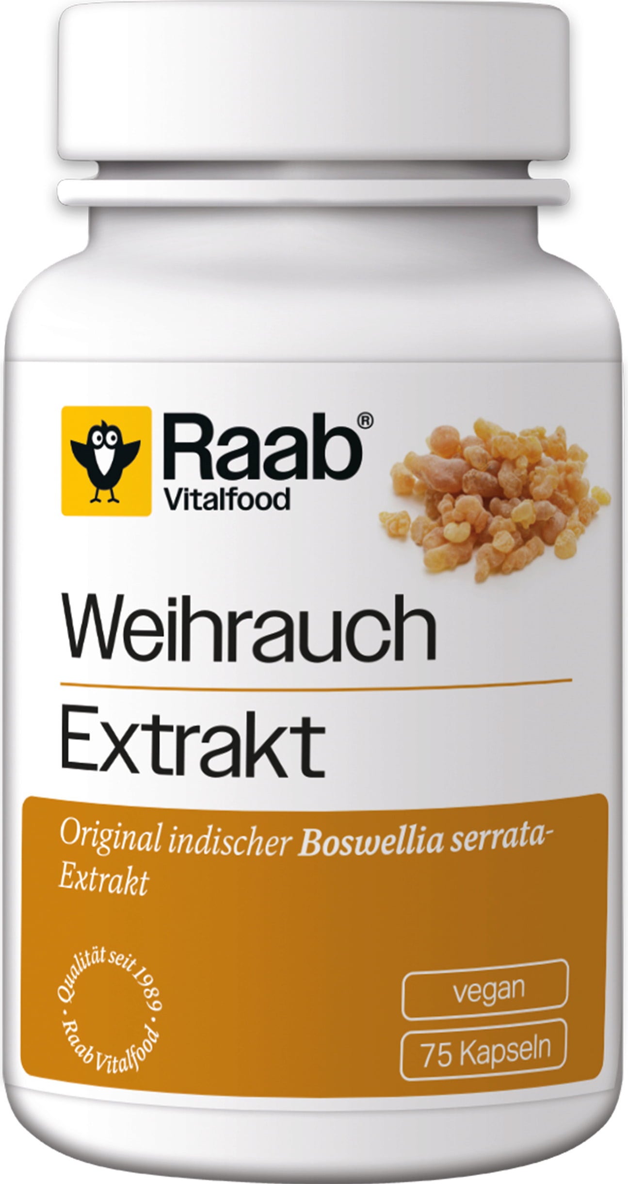 Raab Vitalfood Kadidlo kapsuly - 75 kapsúl