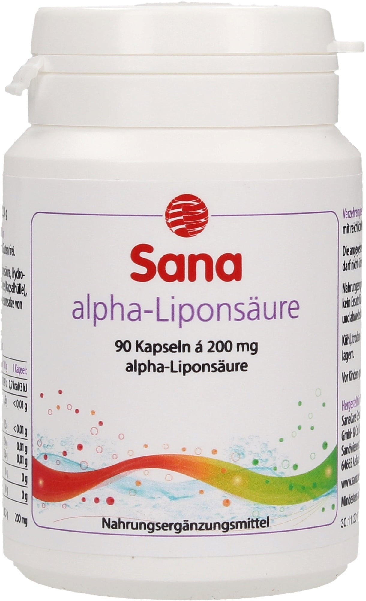 SanaCare SanaAlpha Acide Lipoïque