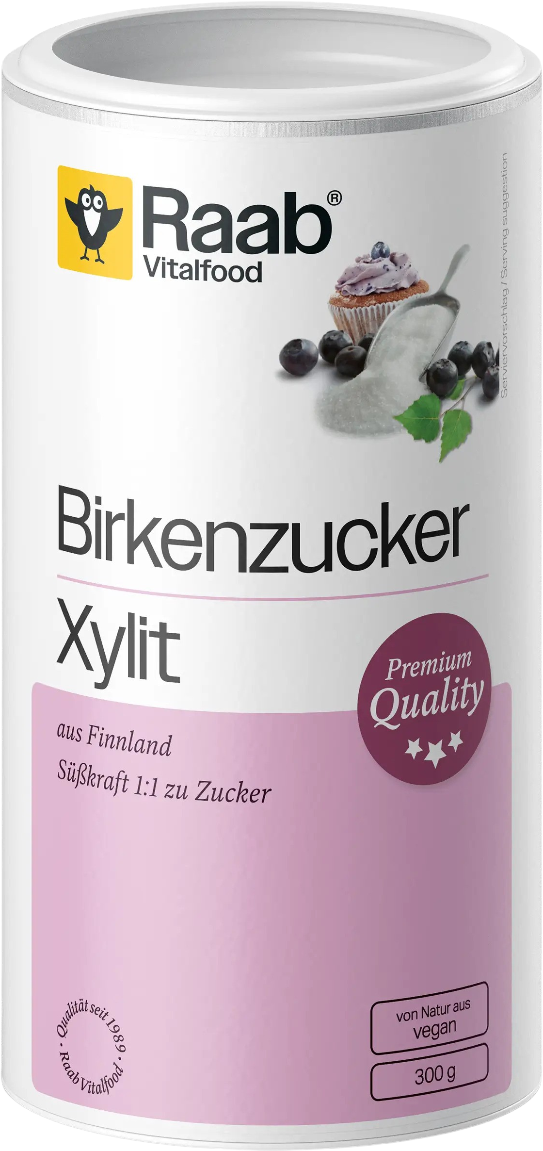 Raab Vitalfood Finnischer Birkenzucker premium - 300 g