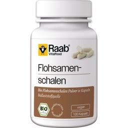 Raab Vitalfood GmbH Bio lupine indijskega trpotca - 100 kaps.