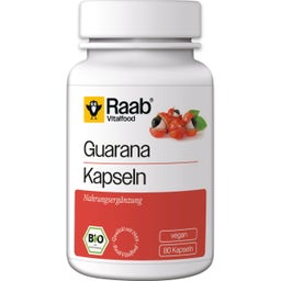 Raab Vitalfood Guarana Kapseln Bio - 80 Kapseln