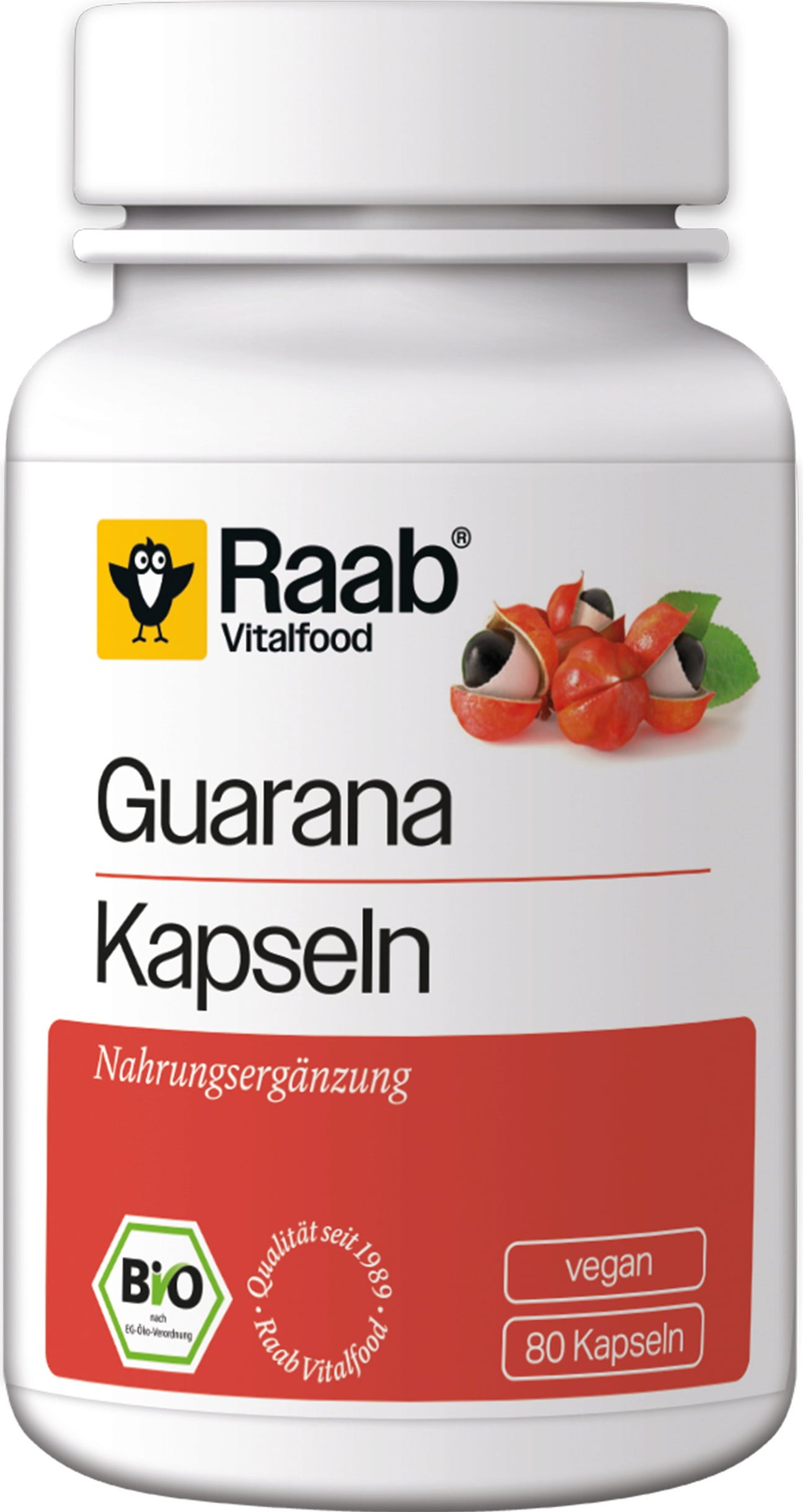 Raab Vitalfood GmbH Bio guarana kapszula