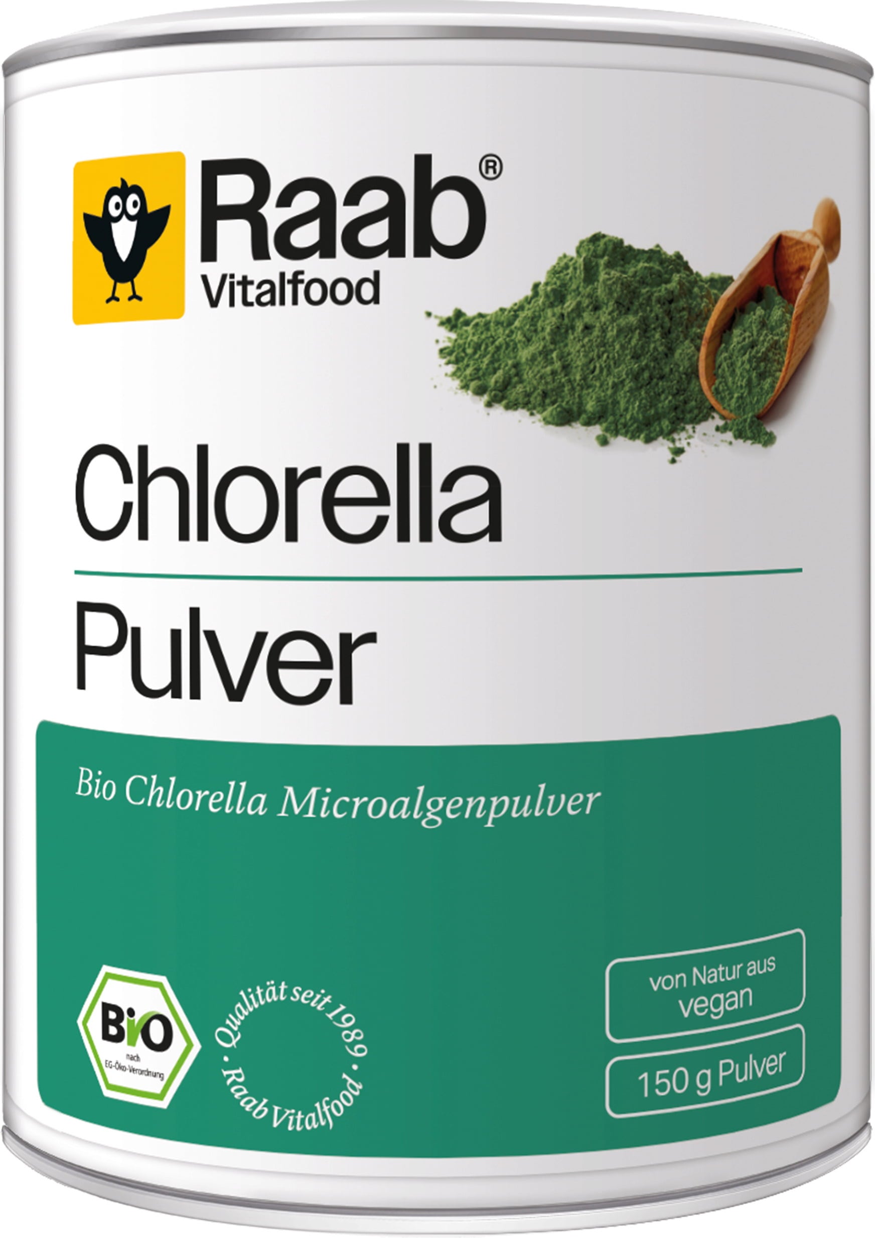 Raab Vitalfood Chlorellapulver Ekologiskt