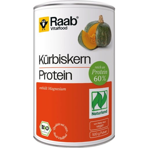 Raab Vitalfood Proteine di Semi di Zucca Bio - 500 g
