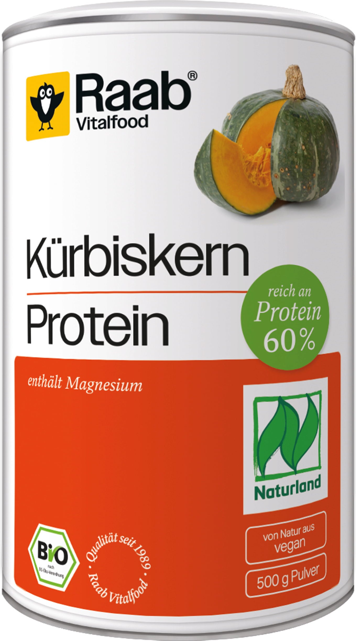 Raab Vitalfood GmbH Tökmag fehérje - Bio - 500 g