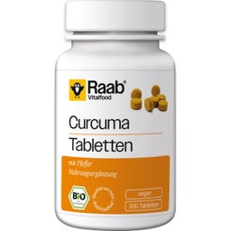 Raab Vitalfood Curcuma Bio in Compresse - 300 pastiglie