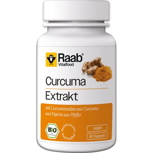 Raab Vitalfood Curcuma Extrakt Bio - 90 Kapseln