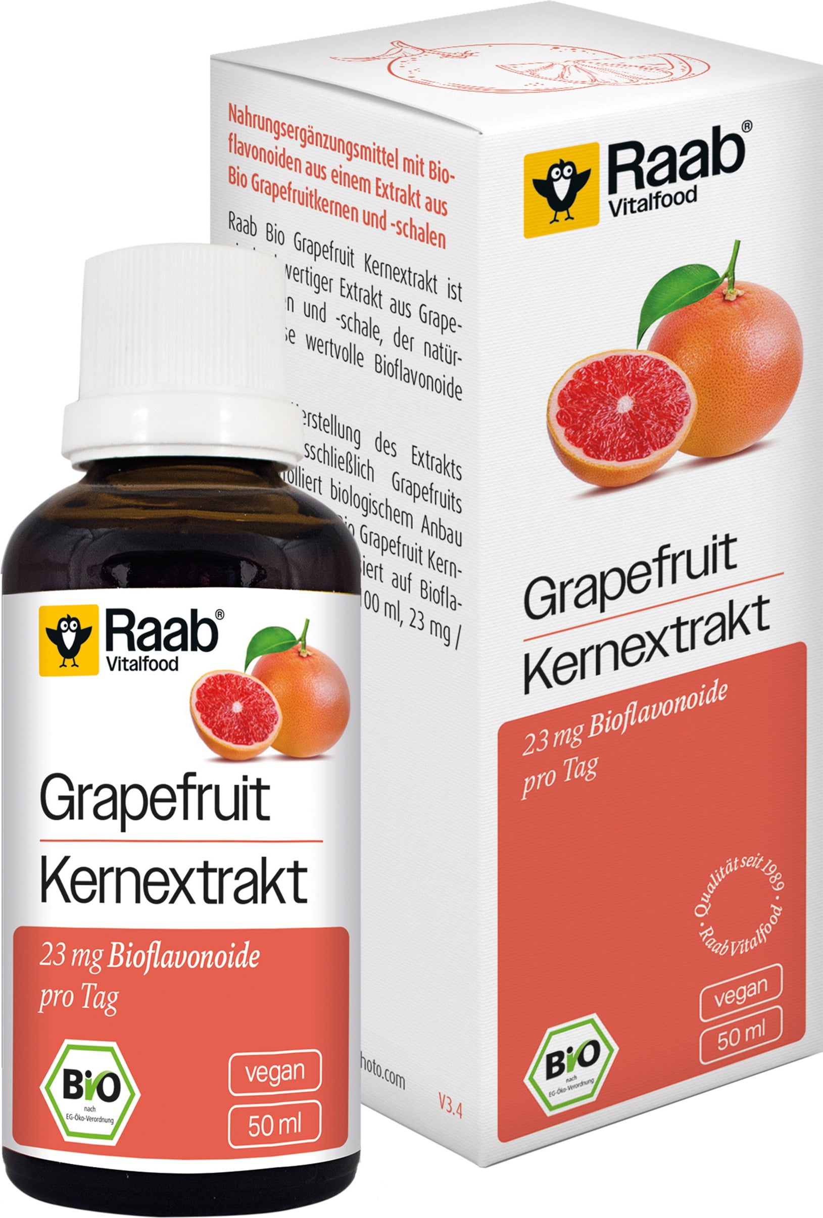 Raab Vitalfood Grapefruitkernextrakt Bio - 50 ml