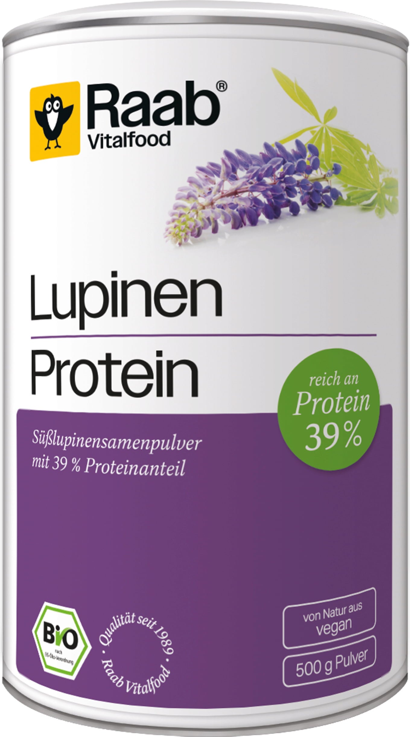 Raab Vitalfood Lupinen Protein Pulver Bio