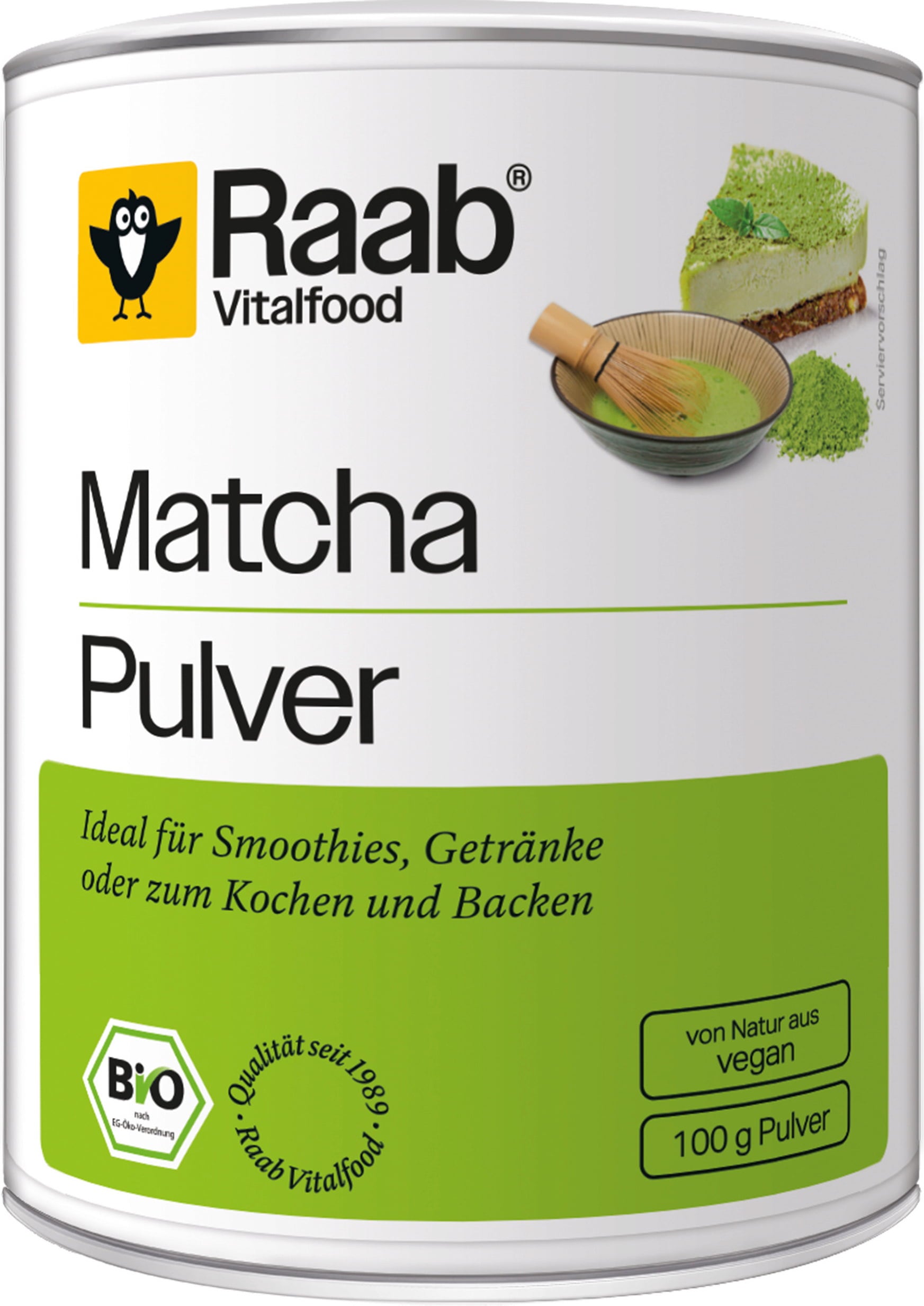 Raab Vitalfood Matcha Pulver Bio - 100 g