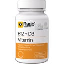 Raab Vitalfood Witamina B12 + D3 - 60 Tabletek do ssania