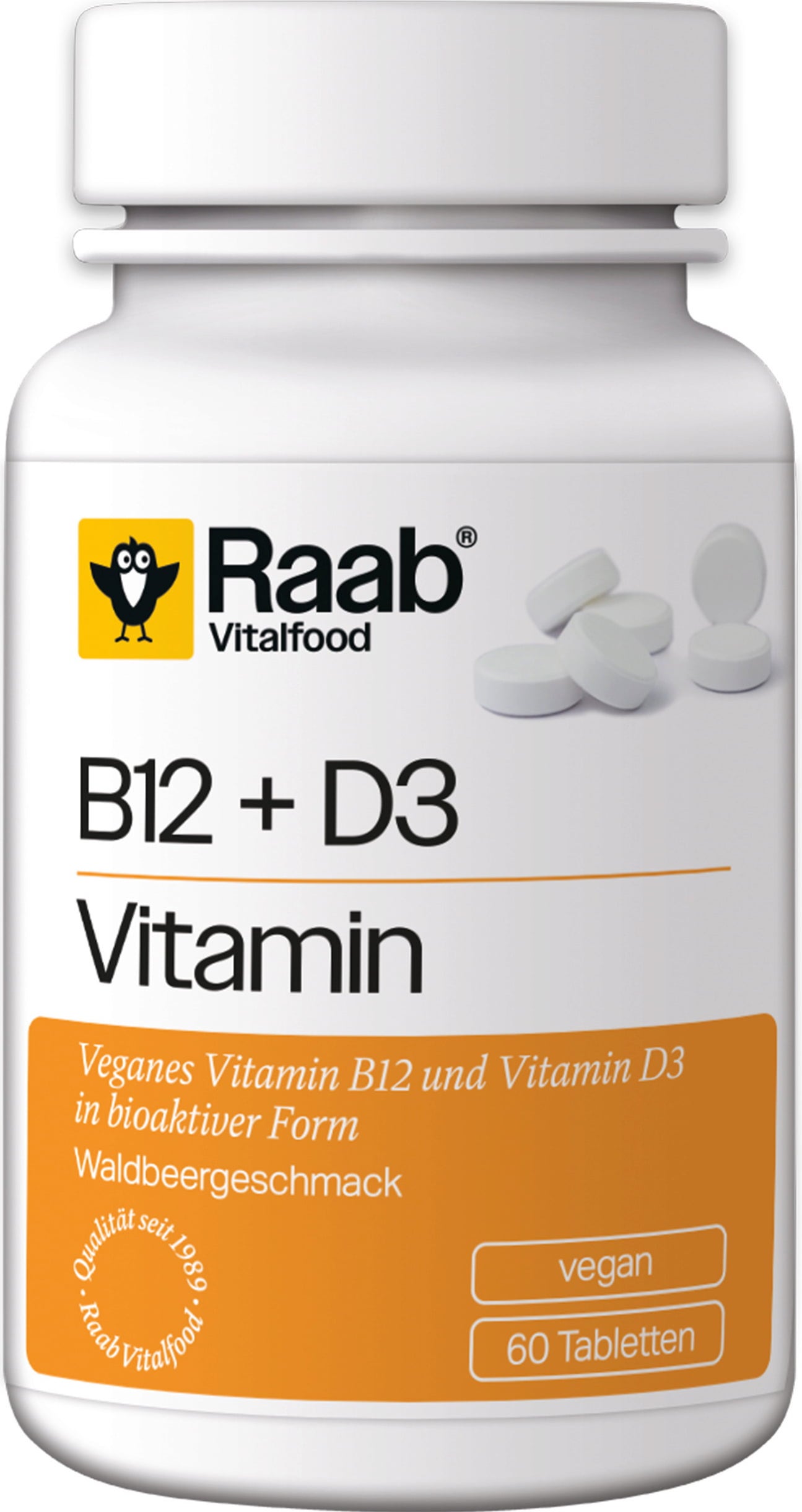 Raab Vitalfood Vitamín B12 + D3