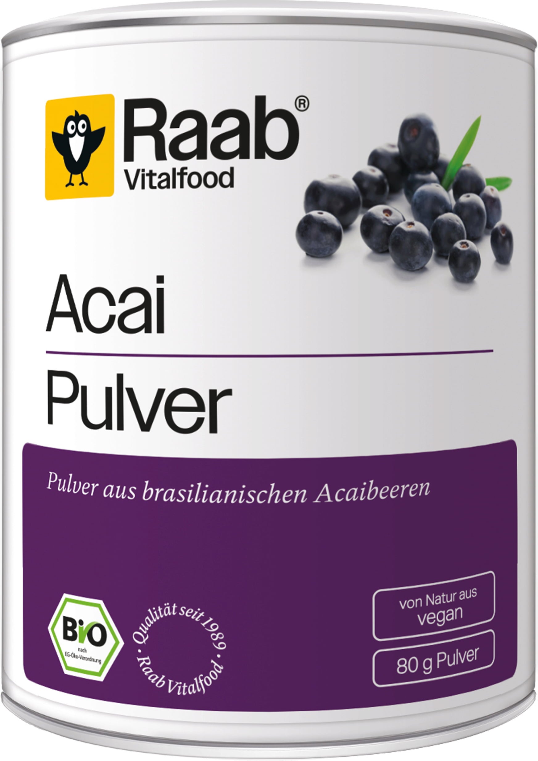 Raab Vitalfood Acai Pulver Bio