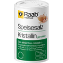 Raab Vitalfood Crystalline Table Salt, Ground - 200g shaker