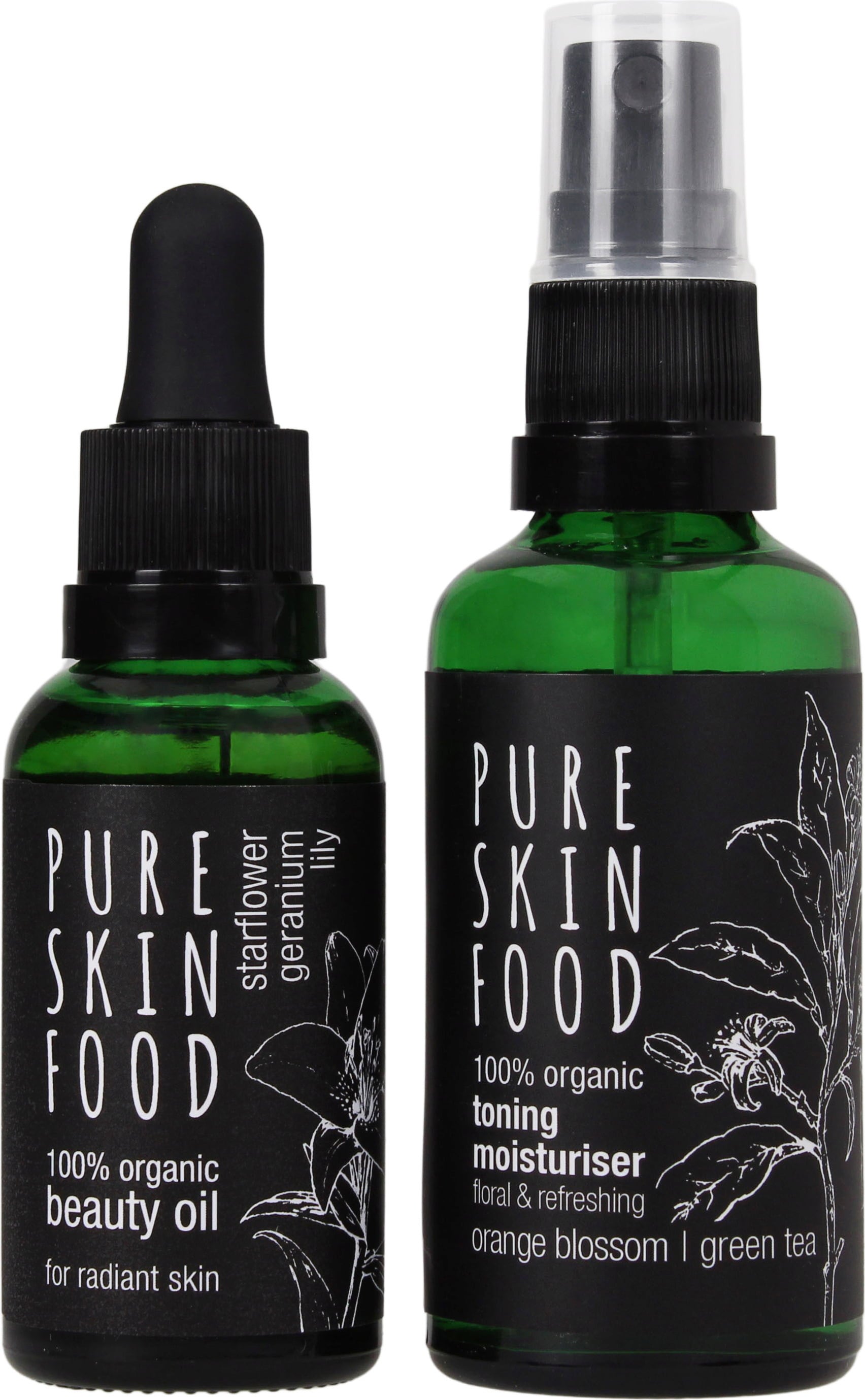 Pure Skin Food Pflegeset für strahlende Haut, Bio - 1 Set
