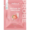 Vegan 3K Protein Powder - Pack d'Essai, Strawberry-Cream (30 g)