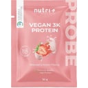 Vegaaninen 3K proteiinijauhe, kokeilukoko - Mansikkakerma