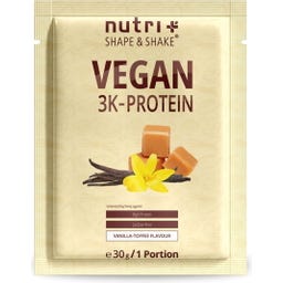 nutri + Vegan 3K Protein Powder - Pack d'Essai - Vanilla Toffee