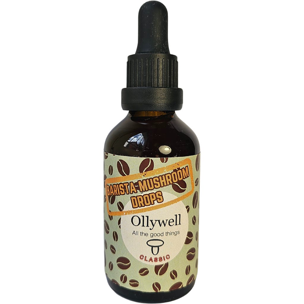 Barista Mushroom Drops - Classic, 50 ml - Ollywell - Boutique en ligne  VitalAbo France