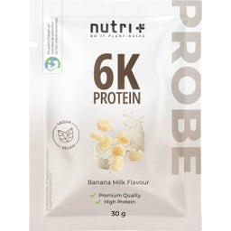 nutri + Vegan 6K Proteinpulver Probiergröße - Banana