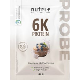 nutri + Vegan 6K Proteinpulver Probiergröße - Blueberry-Muffin
