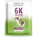 Vegan 6K proteinový prášek – zkušební balení, Chocolate (30 g)