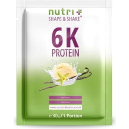 nutri + 6K Protein Powder, paket za testiranje - Vanilla Ice Cream
