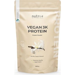nutri + Vegan 3K Protein Powder - Vanilla-Cream Flavour