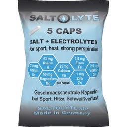 SALTOLYTE Kapsule s soljo in elektroliti - 5 kaps.