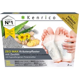Kenrico ZEO MAX Kräuterpflaster mit Zeolith - 2 Stück