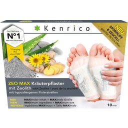 Kenrico ZEO MAX Kräuterpflaster mit Zeolith - 10 Stück