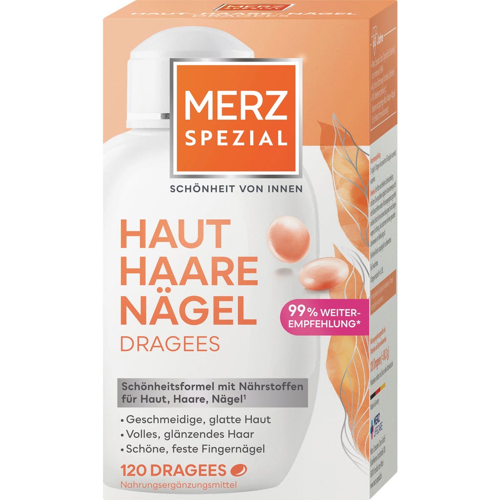 Haut, Haare, Ngel Dragees, 120 Tabletten - Merz Spezial - VitalAbo
